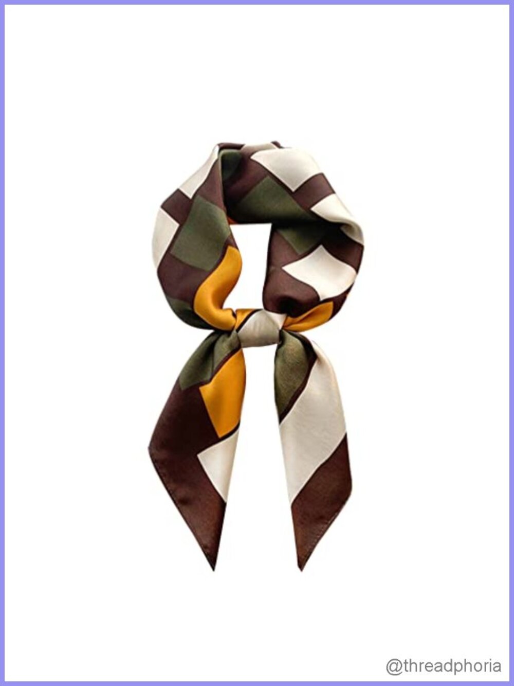 100% Pure Mulberry Silk Scarf 26" Square Head Neck Wrap